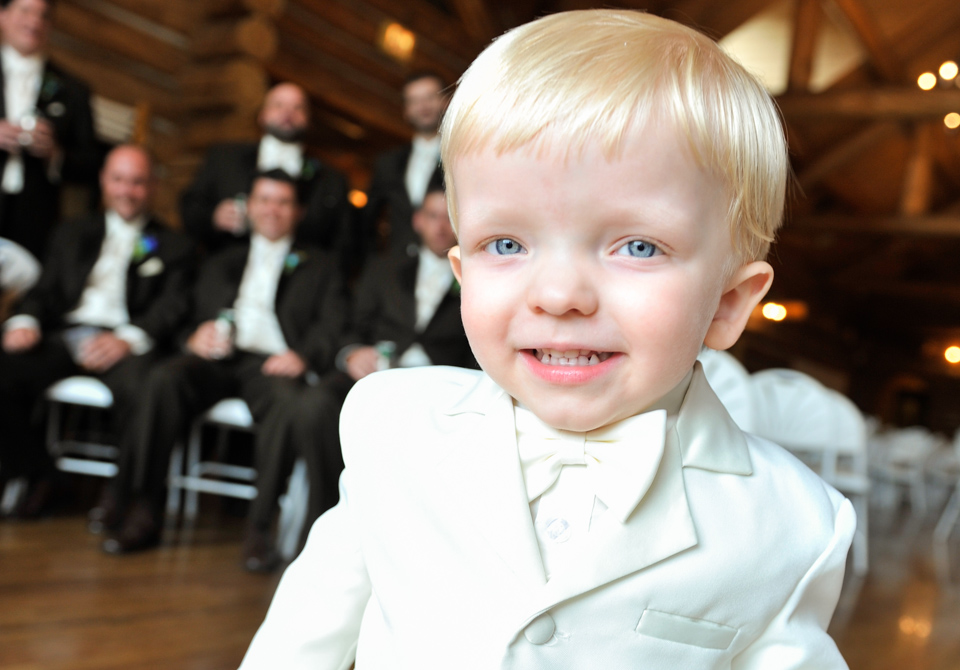 destination wedding photography, photojournalism, Colorado, little boy, tuxedo