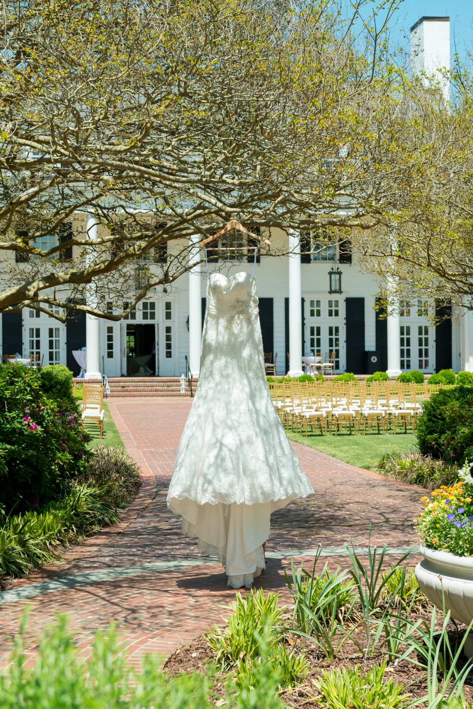 vintage wedding gown, Pine Lakes, Myrtle Beach 