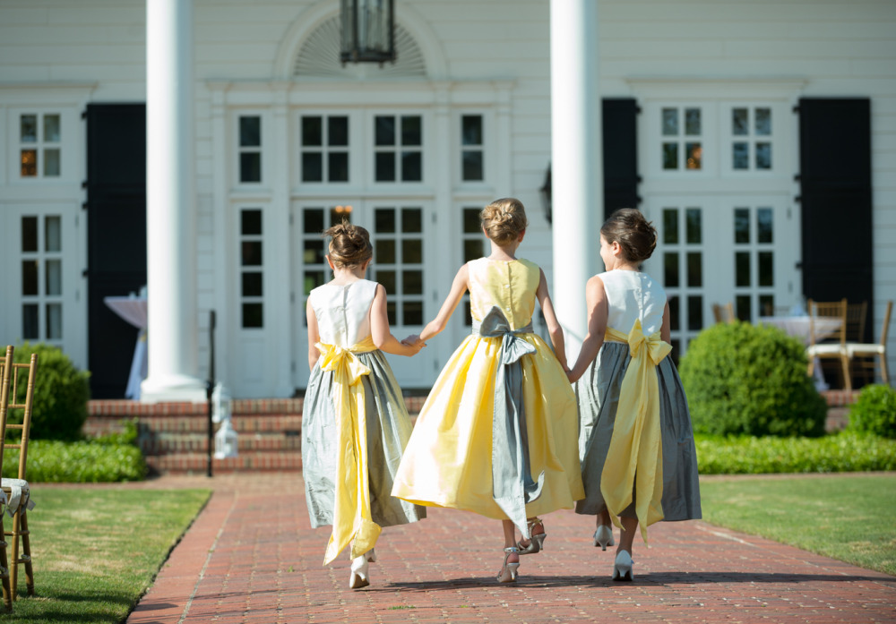 skipping bridesmaids at pine lakes country club, myrtle beach, sc