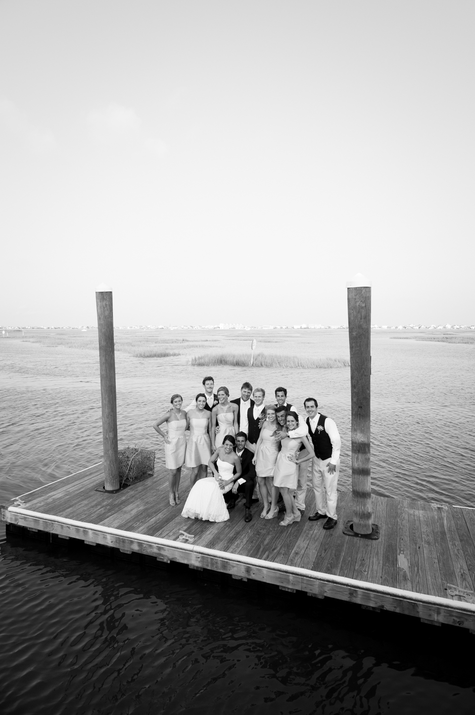 Bridal party, wedding photography, Murrells Inlet, SC