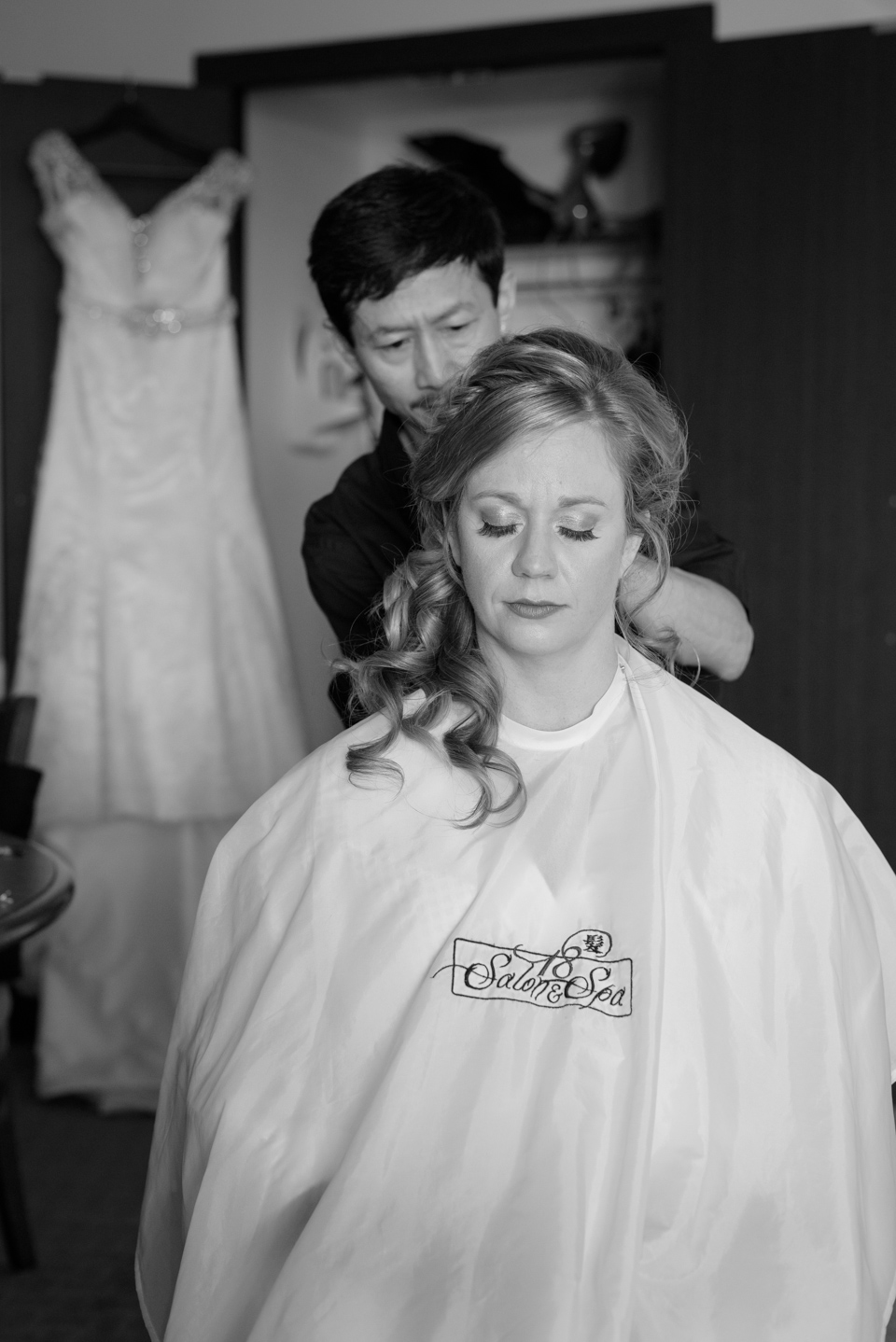 salon and spa 18 styles bride's hair before her myrtle beach wedding